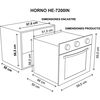 Horno Empotrable Sindelen HE-7200INO 57 lts.