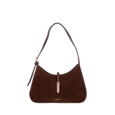 Cartera Bandolera Secret Etiopia SC7 Peque&ntilde;a Caf&eacute;
