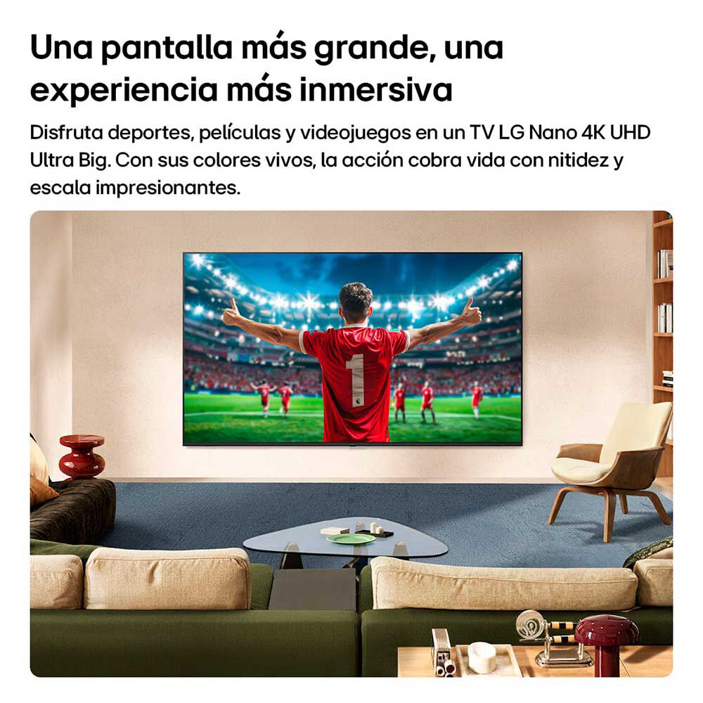 Smart TV Nano UHD 85" LG 4K UHD WebOs 85NU800BPSB.AWHQ, foto 3