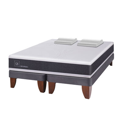Imagen 2 del producto Cama Europea CIC Base Dividida King Ortopedic + Almohadas