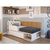 Base Cama Funcional Cajonera Decocasa 1,5 Plazas Nalu