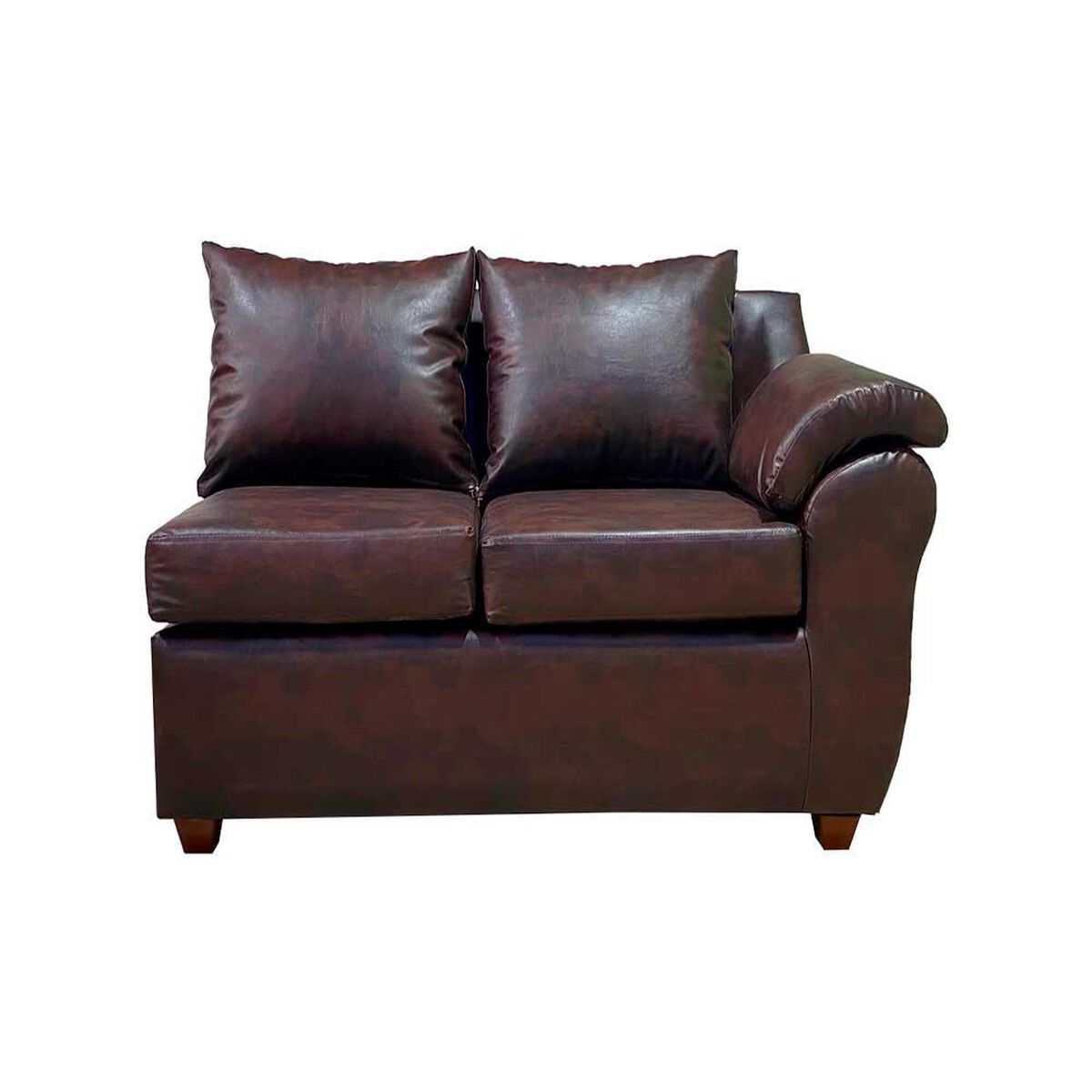 Sofá Seccional Muebles MPR Cattaleya 5 Café Envejecido