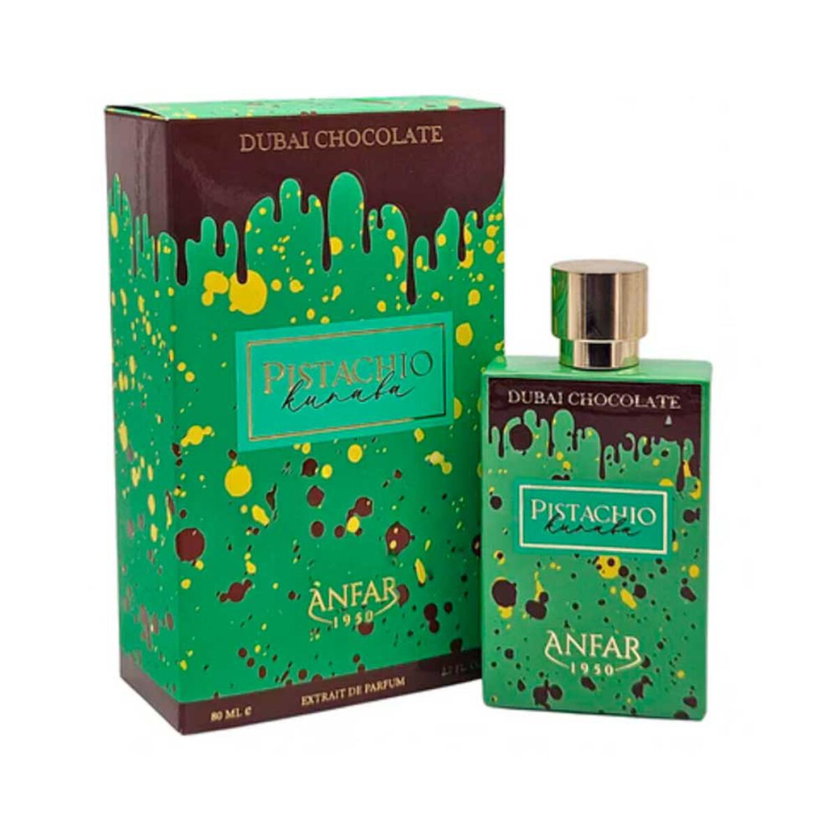 Perfume Anfar Pistachio Kunafa Dubai Chocolate Edp 80Ml Unisex
