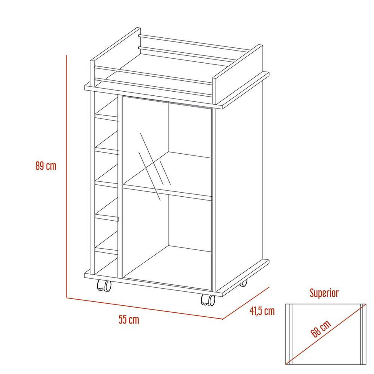 Bar TuHome Dukat Rovere 1 Puerta