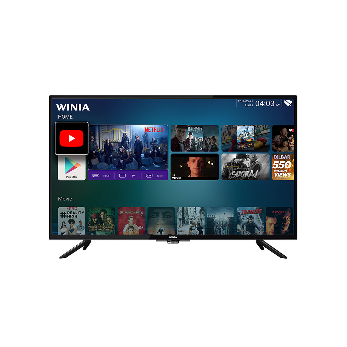 LED 32" Winia L32V750BAS Smart TV HD