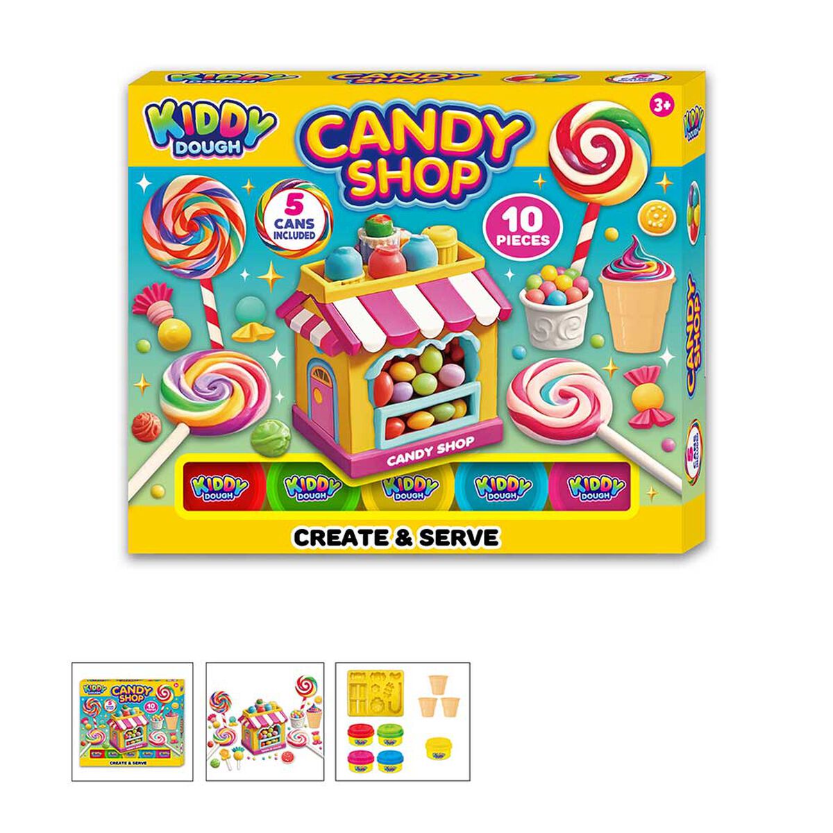 Tiendas De Dulces- Juego De Modelar Kiddy Dough
