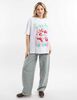 Polera Oversize Algod&oacute;n Manga Corta Mujer Icono