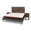 Cama Europea Curve CIC King Bee Comfort + Respaldo + 2 Veladores
