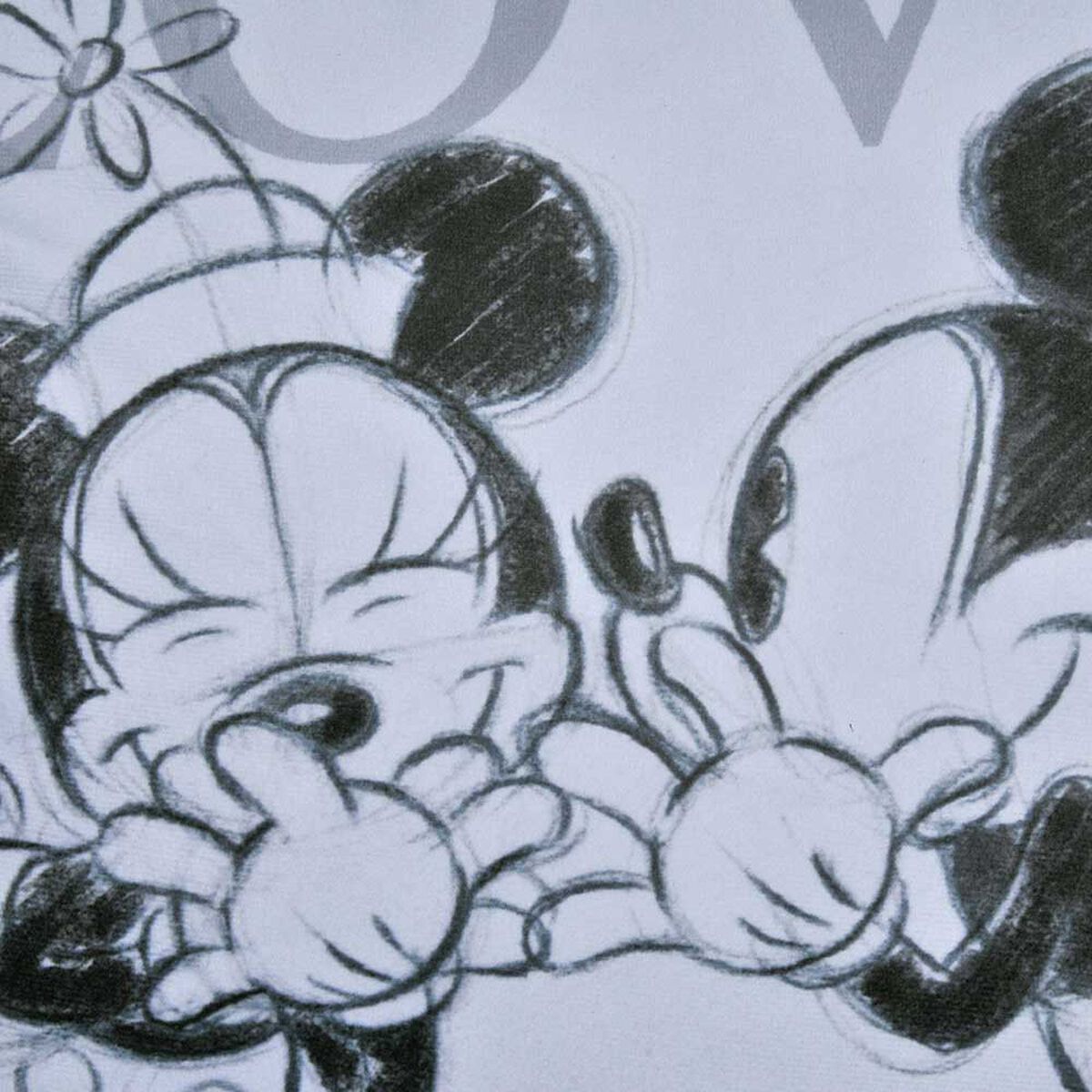 Cojín Estampado Disney Love 40 x 40 cm
