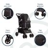 Coche Mascota Negro Bebesit