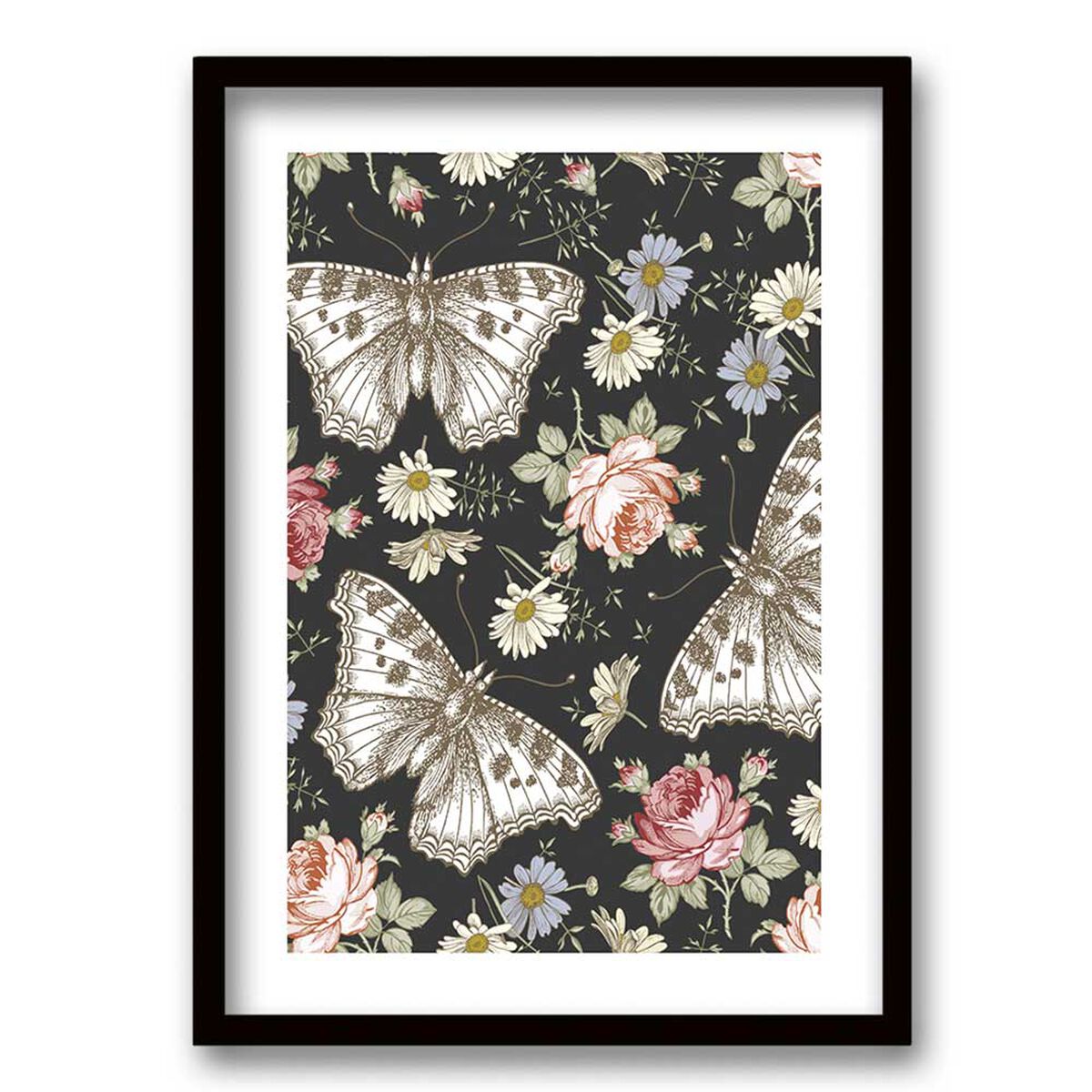 Cuadro Decorativo Retela Mariposas 40 x 30 cm