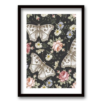 Cuadro Decorativo Retela Mariposas 40 x 30 cm