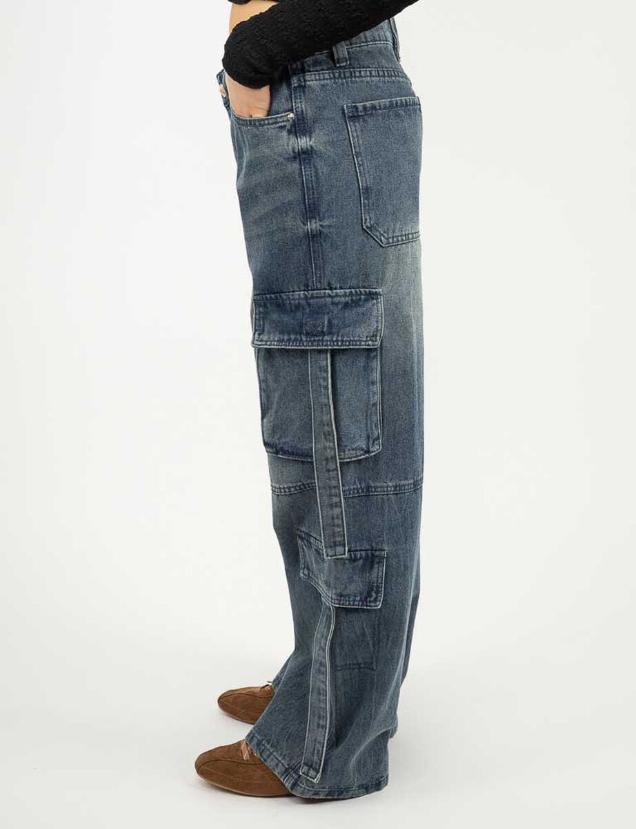 Jeans Cargo Mujer Icono