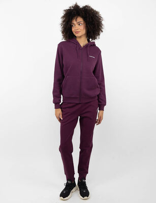 Imagen 2 del producto Polerón Derportivo Mujer Lotto Ciruela, Gris Melan, Marron, Negro, Uva