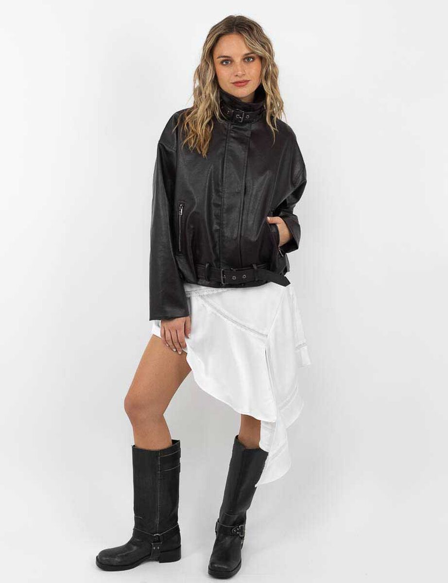 Chaqueta Ecocuero Mujer Icono