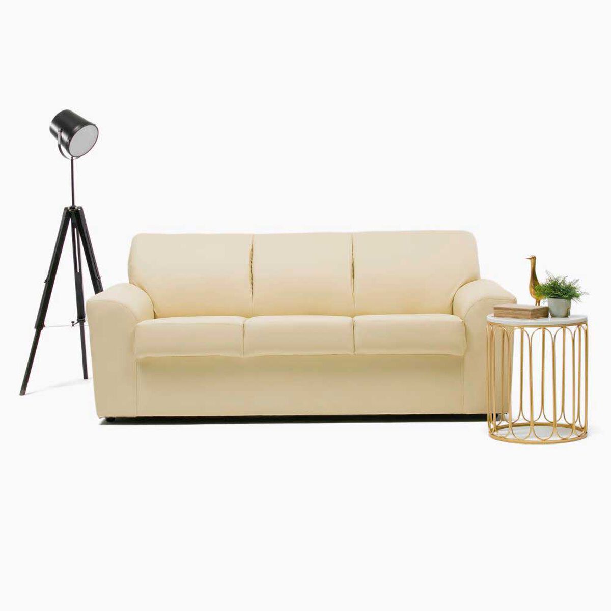 Sof&aacute; Cabsur Milan 3 Cuerpos PU Beige