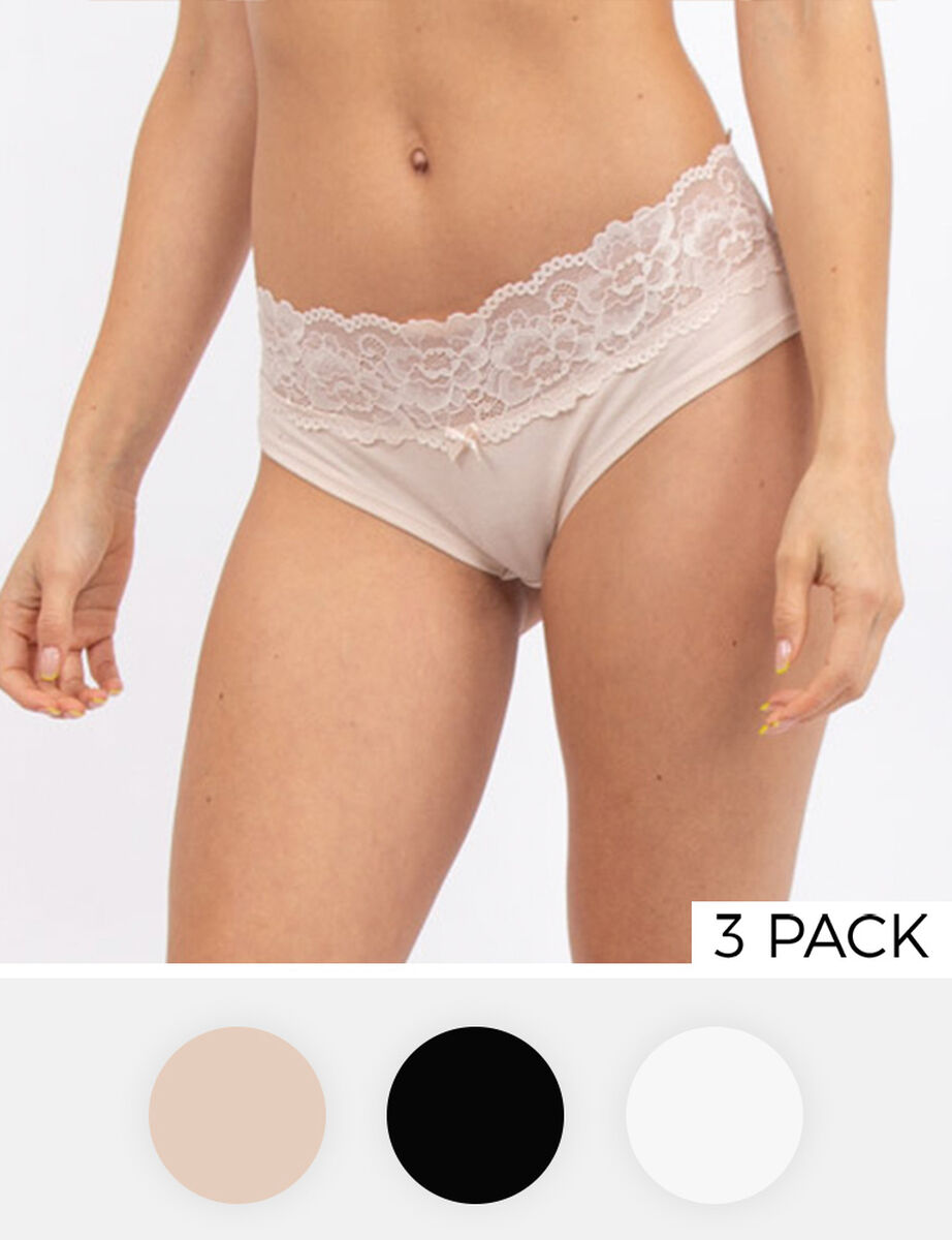 Pack 3 Calzones Pantaletas Mujer Icono