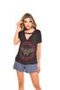 Polera Chocker Mujer Rock Caviar