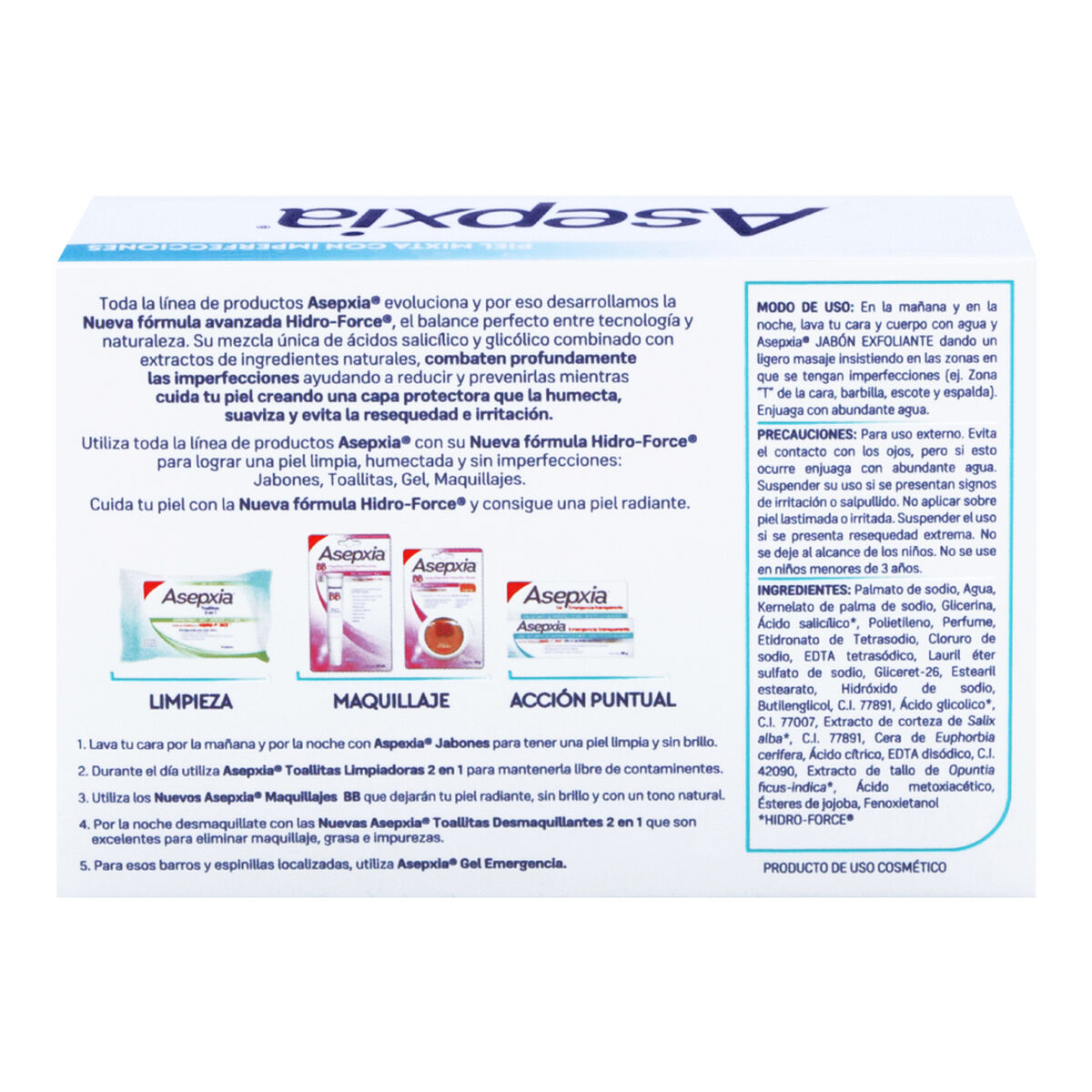 Jabón Exfoliante en Barra 100 gr Asepxia