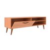 Rack Almore Italia Freijo y Café Hasta 55" + Seccional