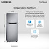 Refrigerador No Frost Samsung RT22FARADS8/ZS 234 lts.