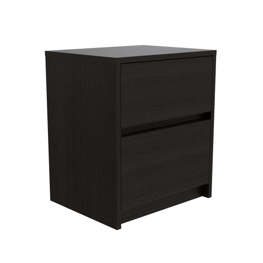 Velador TuHome Trivor 2 Cajones Wengue