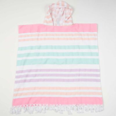 Poncho Turco Infantil Casanova Kids Pink