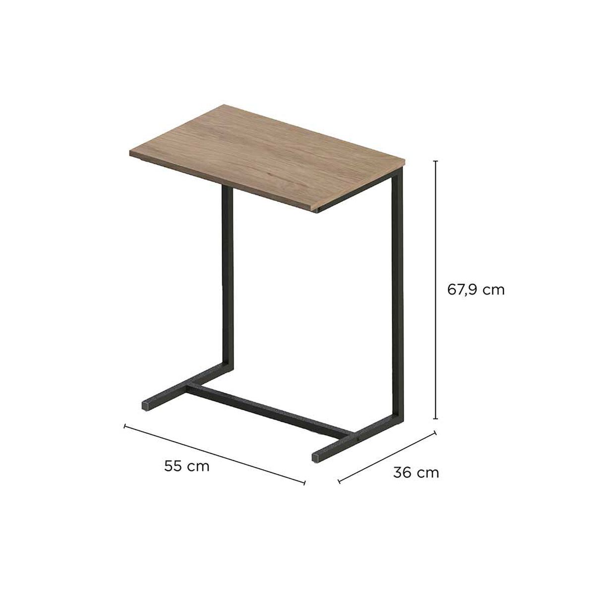 Mesa Port&aacute;til Multiuso Vekkahome Wanda Caf&eacute;