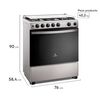 Cocina a Gas Mademsa FM5SSC 5 platos Inox