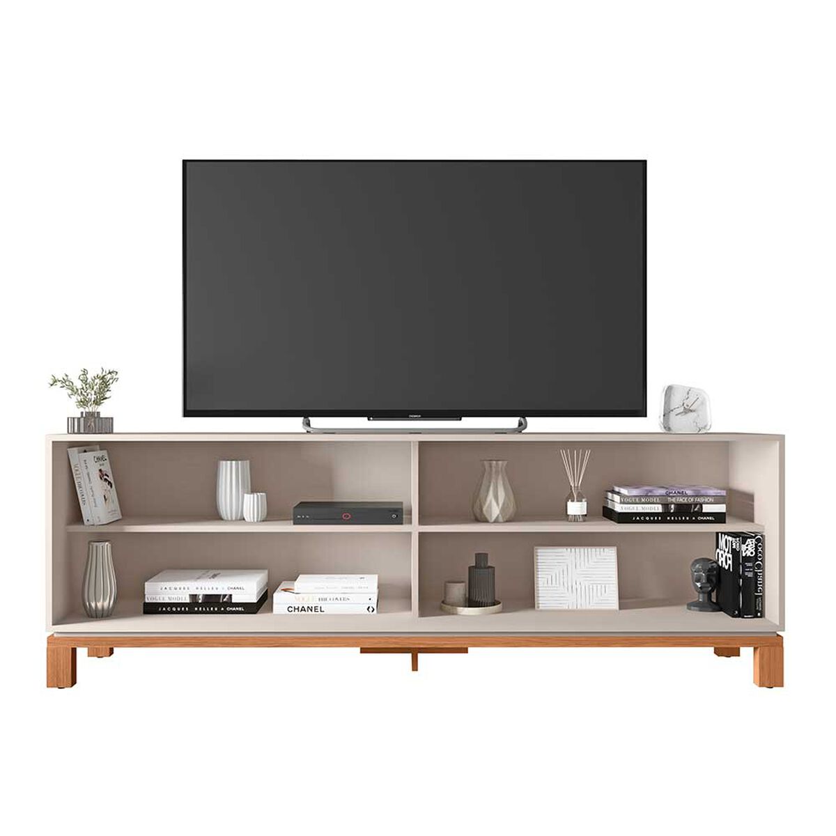 Rack Decocasa Mondrian Hasta 65" Off White