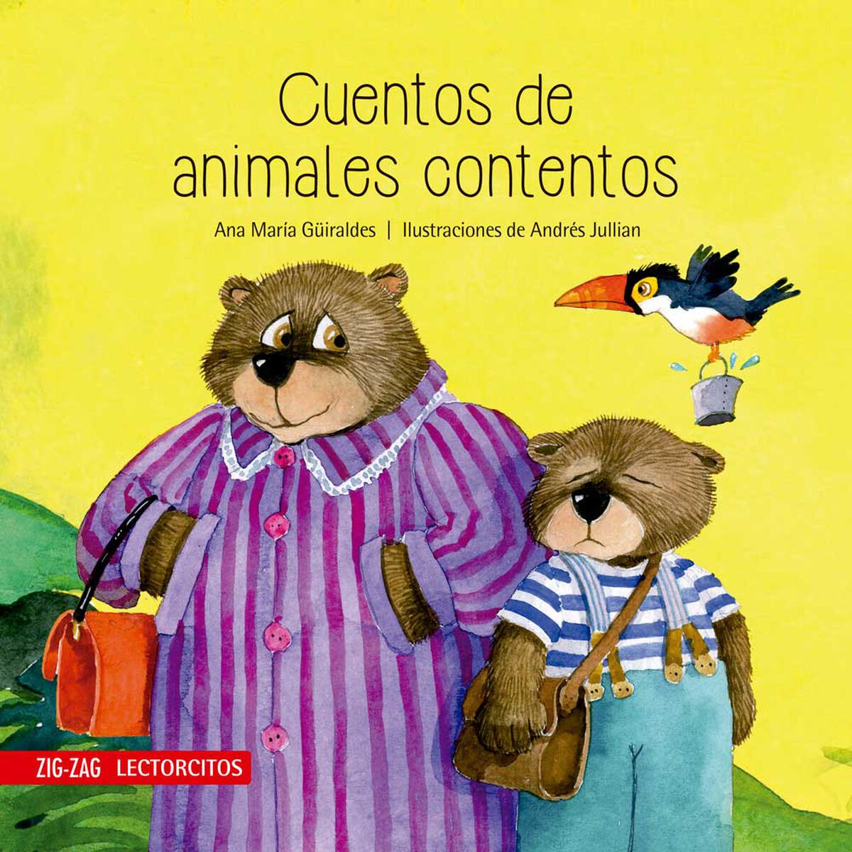 Libro Cuentos de Animales Contentos Ana María Güiraldes Zig-Zag