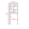 Combo Gabinete + Mueble Lavamanos + Optimizador Baño + Mueble Auxiliar  TuHome Big Bath