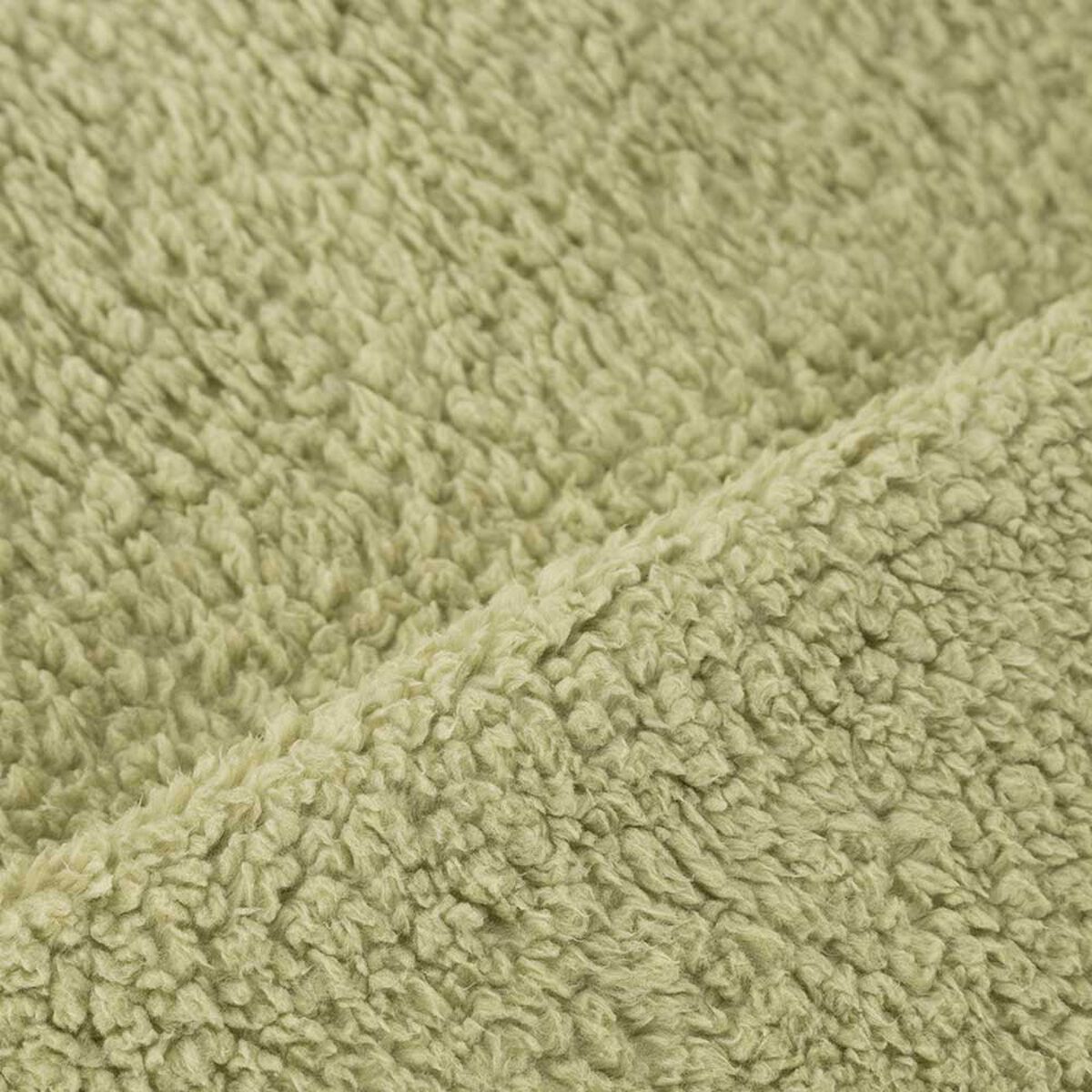 Frazada Sherpa Color Casanova 1,5 Plazas Verde