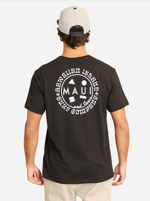 Imagen 2 del producto Polera Con Estampado Manga Corta Hombre Maui And Sons Negro