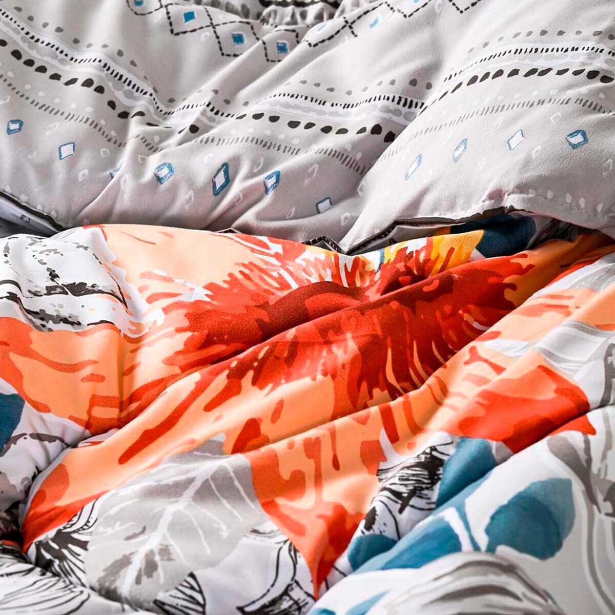 Plum&oacute;n Estampado Cannon 1,5 Plazas Summer