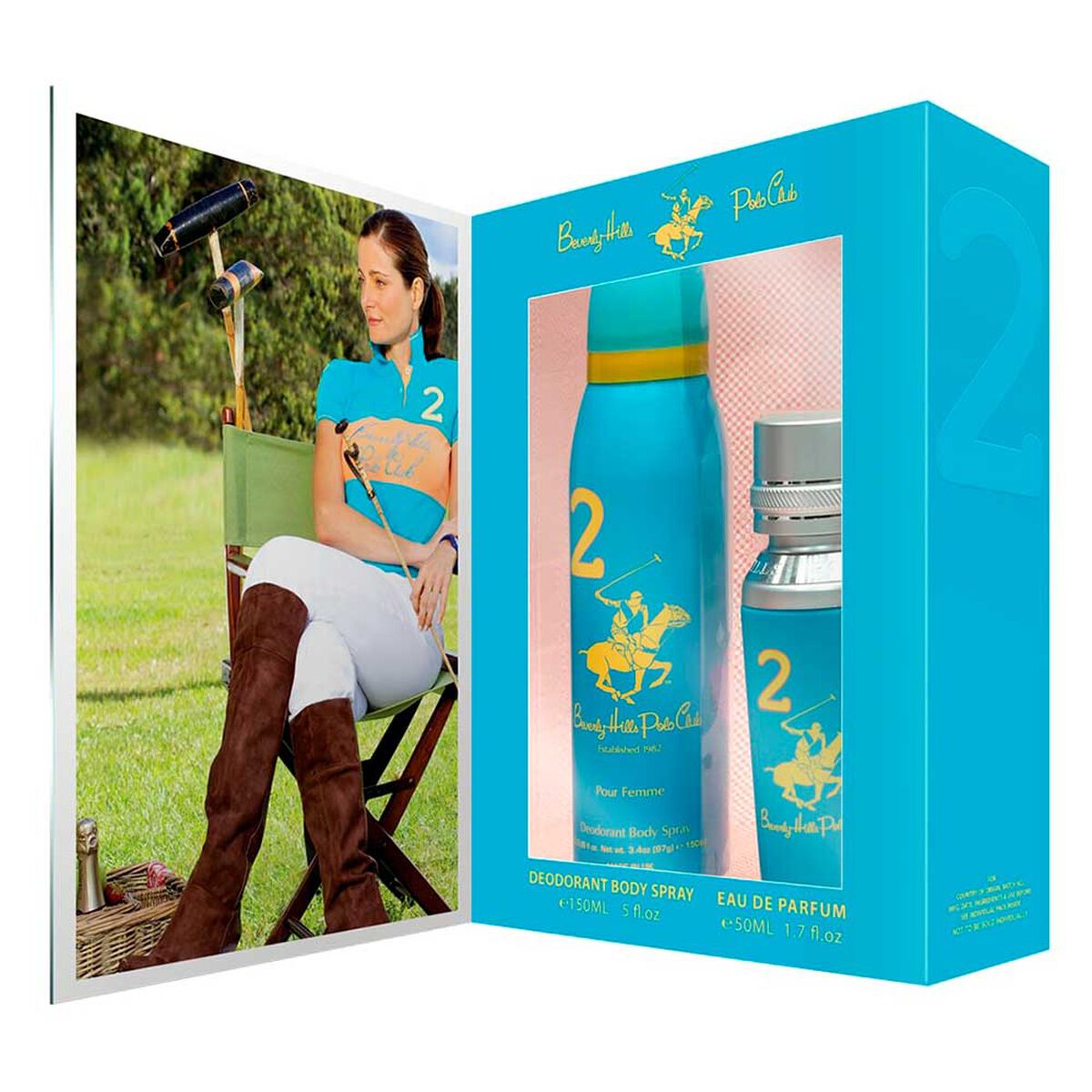 Set Polo Beverly Hills Mujer Two 50 ML + Desodorante