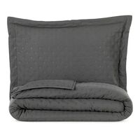 Quilt CIC King Gris Microfibra