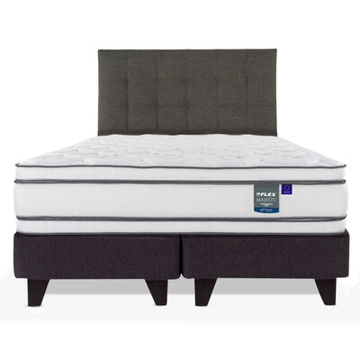 Imagen 2 del producto Cama Europea Flex Super King Majesty + 1 Respaldo