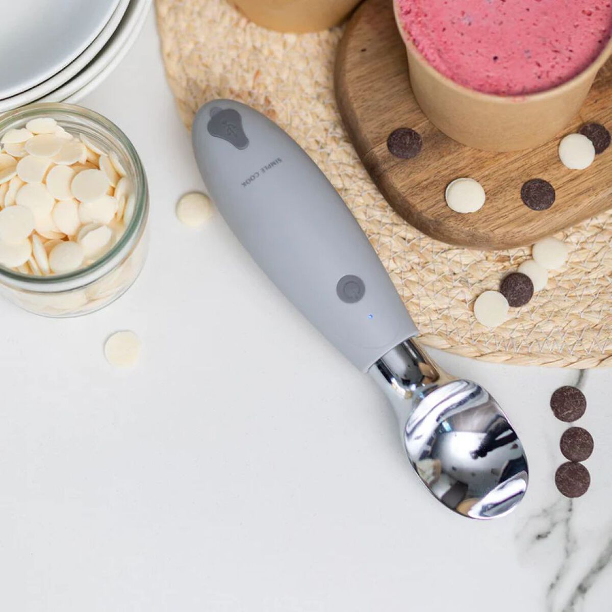 Cuchara de Helado El&eacute;ctrica Gelato Simple Cook