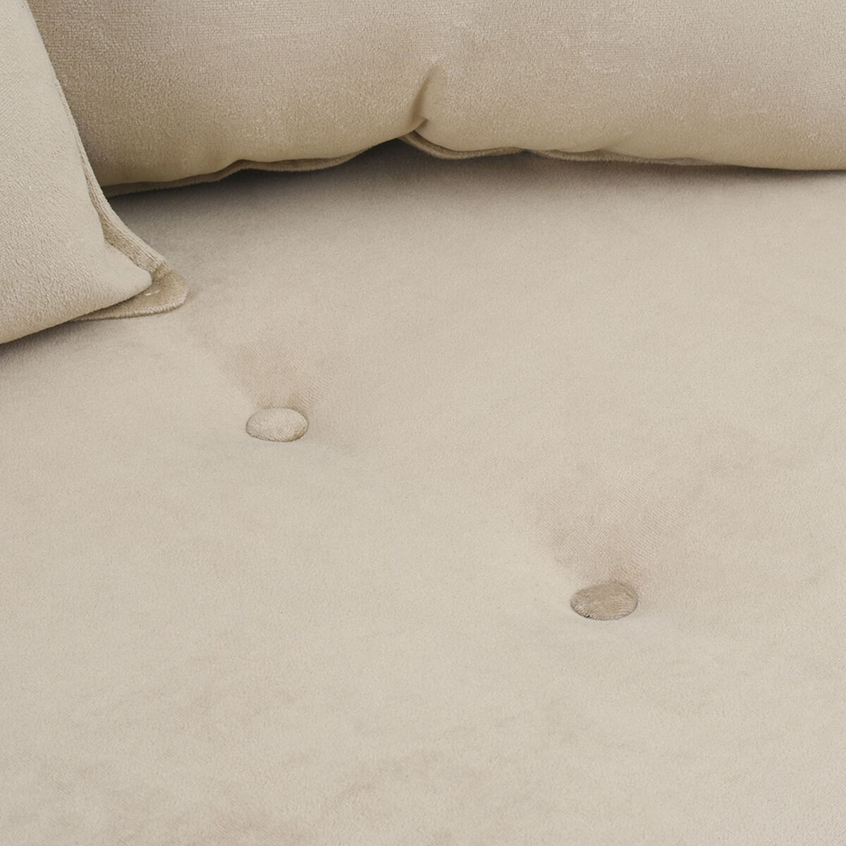 Sofá Bodevir Lua 3 Cuerpos Beige
