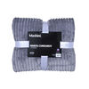 Manta Coral Sherpa Mashini Courduroy Gris 130 x 150 cm