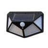 Aplique Triangular 100 Led Solar Contra Agua Pro Outdoor
