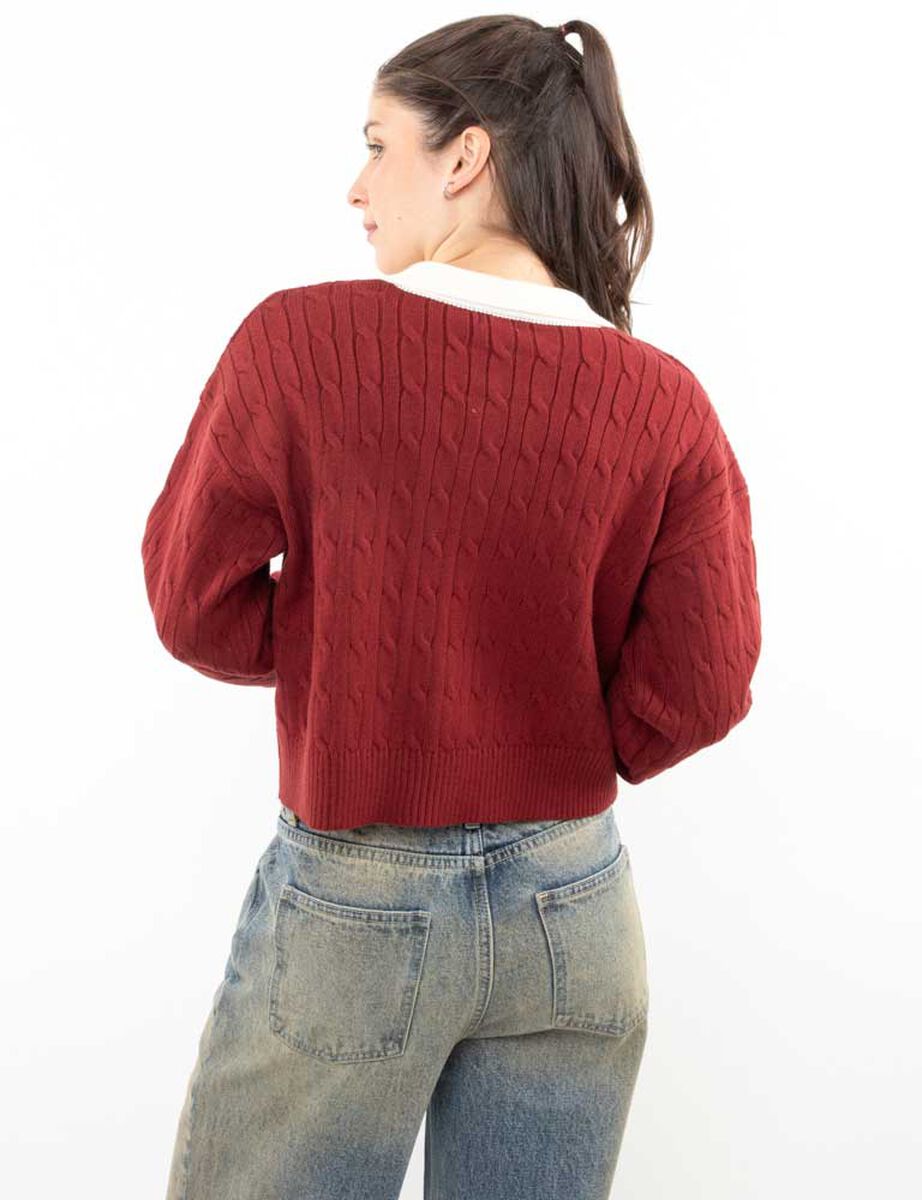 Sweater Crop Mujer Icono