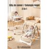 Silla de Comer Columpio 2 en 1 Angel LuBabycas Blanca