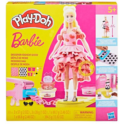 Set de Masa Moldeable Desfile de Moda Crea Ropa Barbie Play Doh