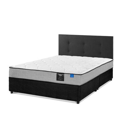 Cama Americana Flex Base Dividida 2 Plazas Star + Respaldo Royal