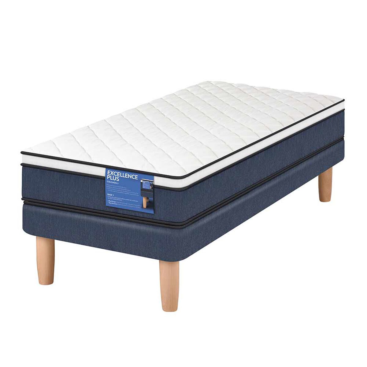 Cama Europea CIC 1 Plaza Excellence Plus