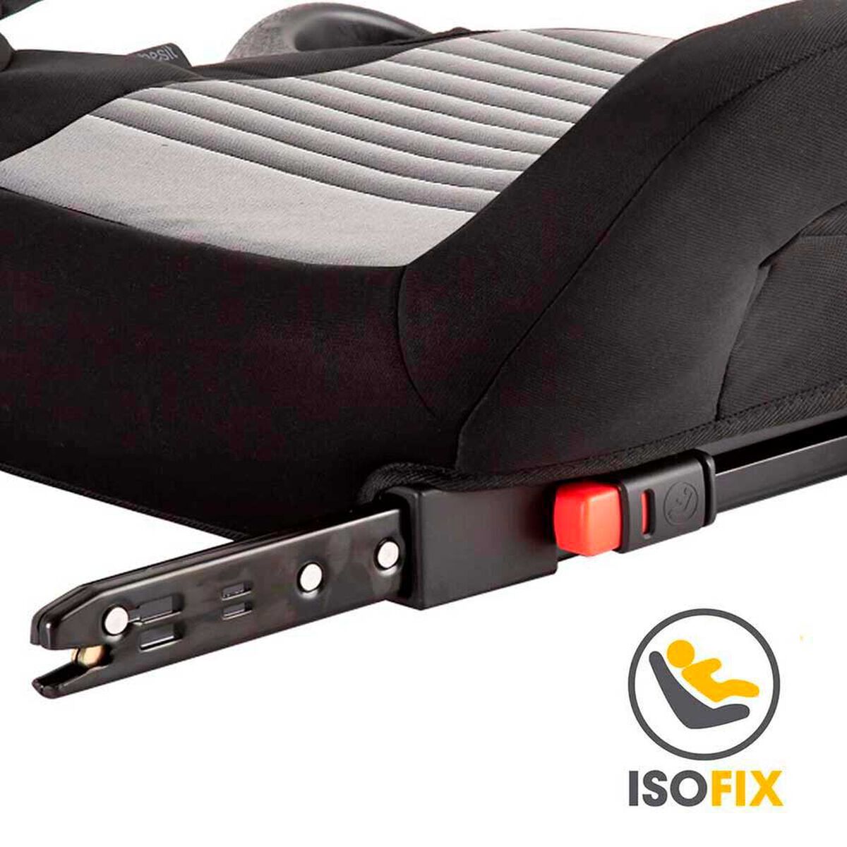 Silla de Auto Alzador Infantil Isofix Gris Bebesit