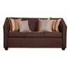 Juego de Living Ruzam Mobel Victorius Sofá 3 Cuerpos + Dos Sillones 1 Cuerpo Lino Café