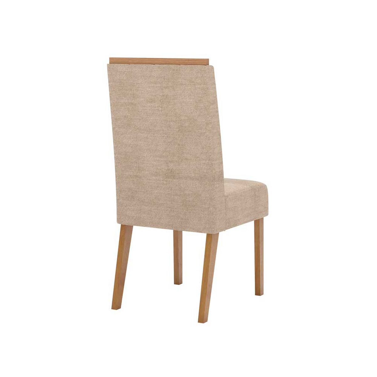 Juego De Comedor Home Mobili Rosario 6 Sillas Blanco Nature